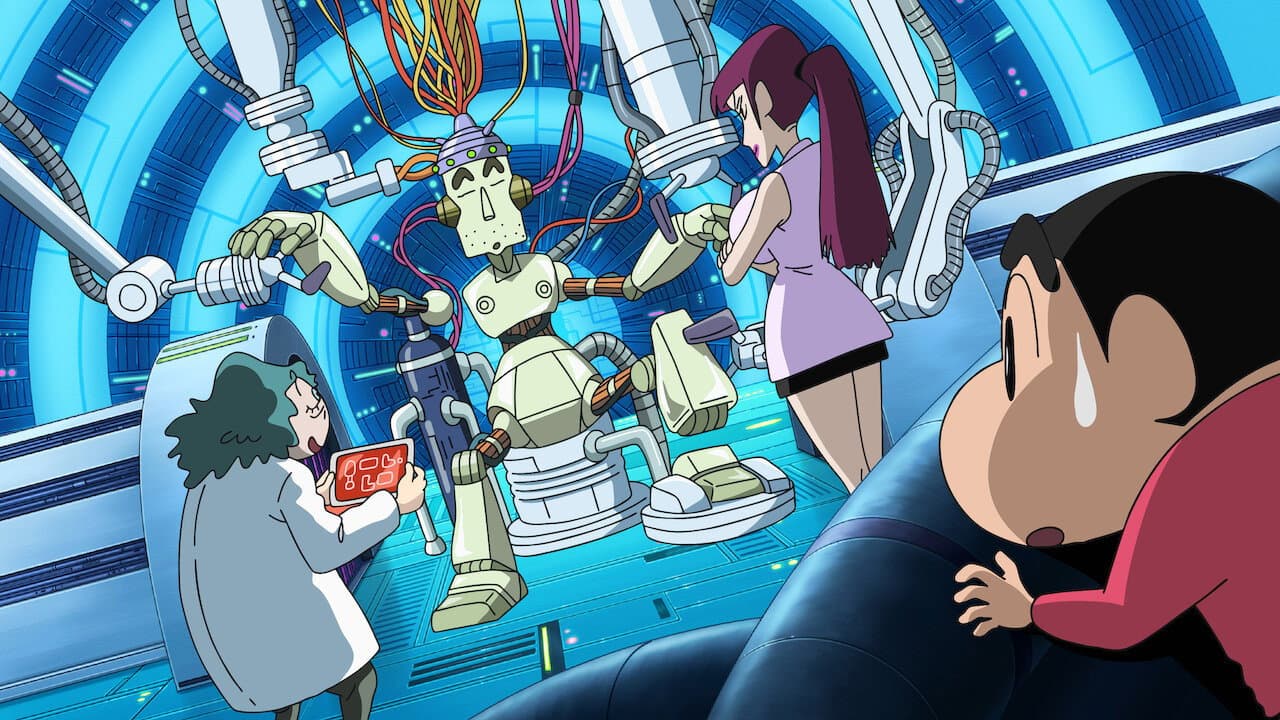 Crayon Shin-chan: Intense Battle! Robo Dad Strikes Back still 1