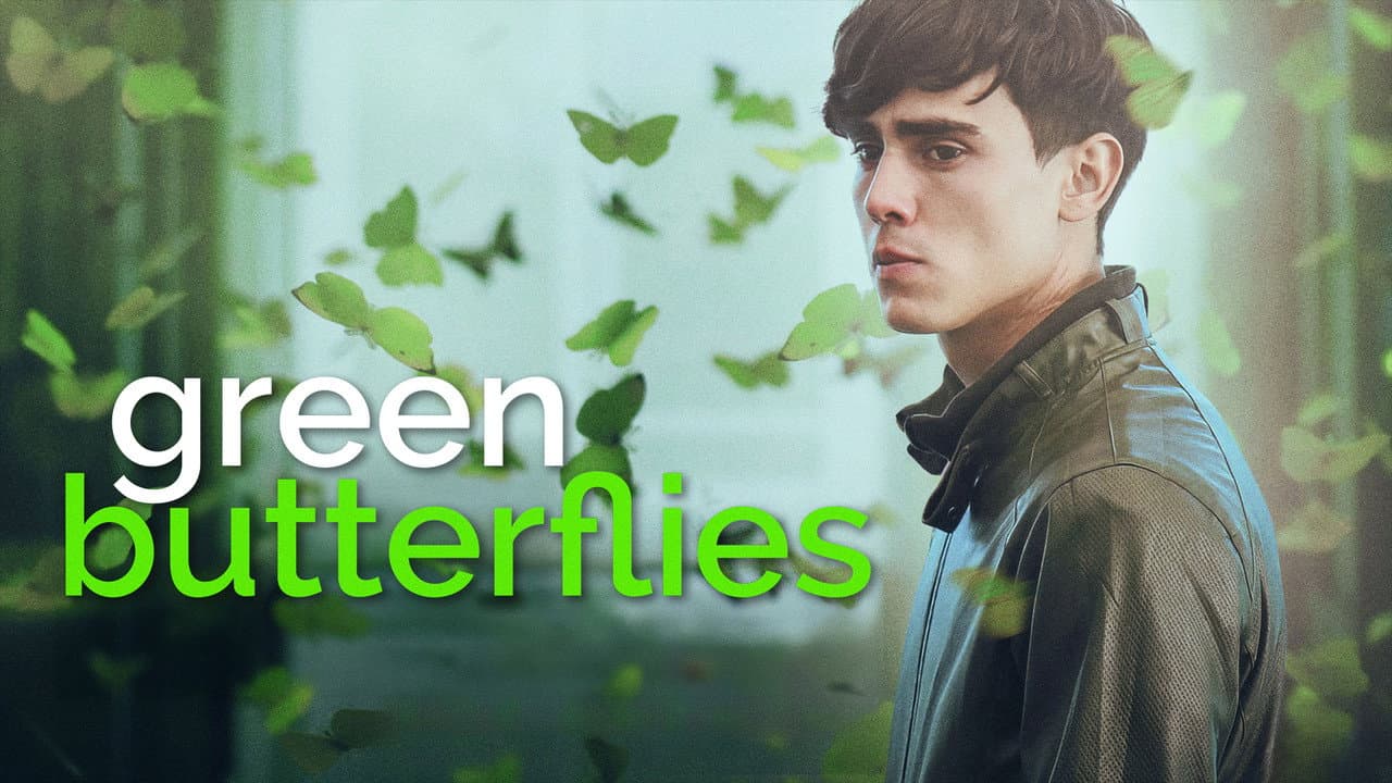 Green Butterflies still 4