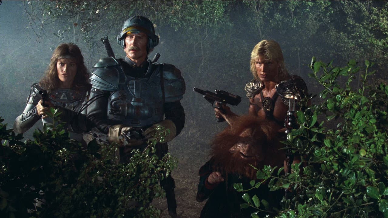 Masters of the Universe (1987) - He-Man vs. Skeletor still 3