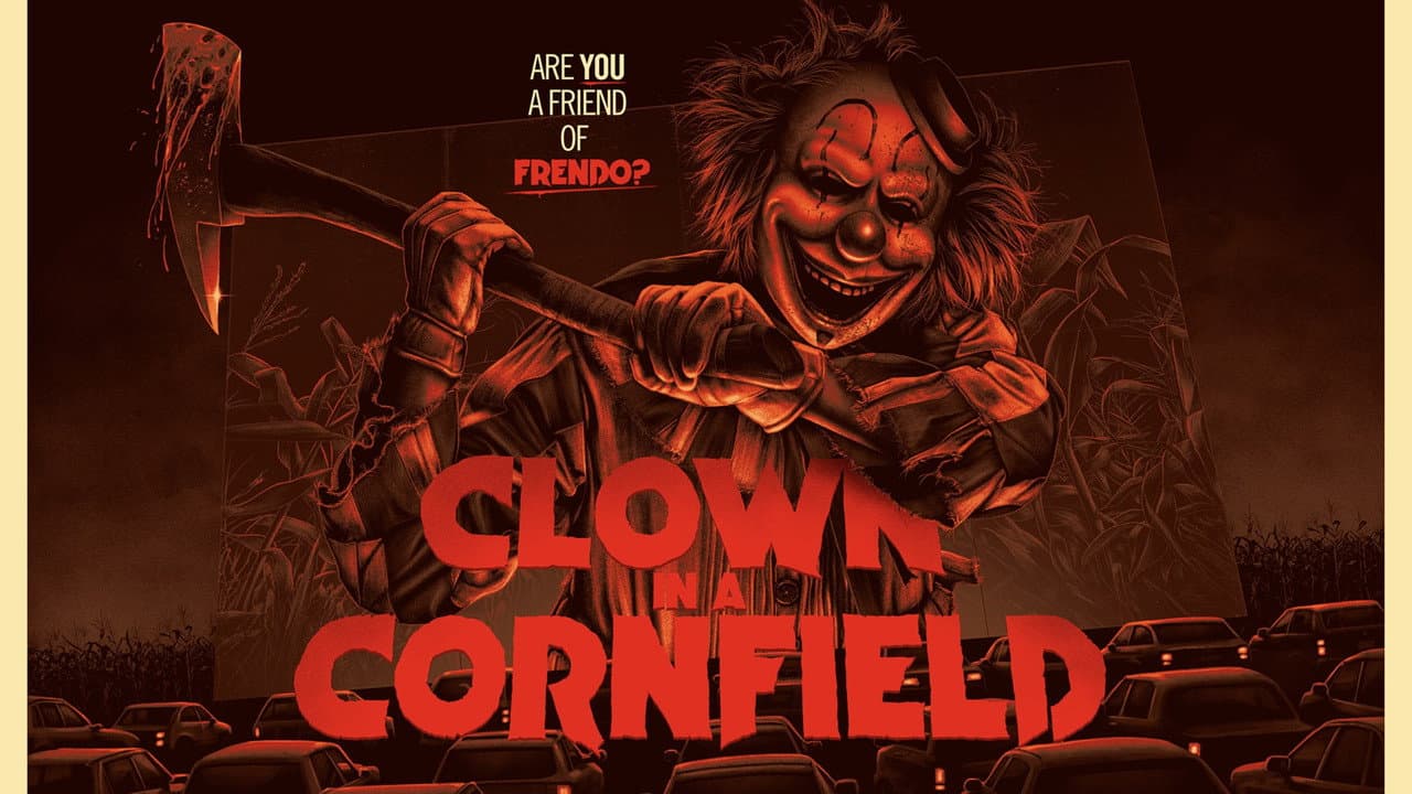 Clown in a Cornfield still 6